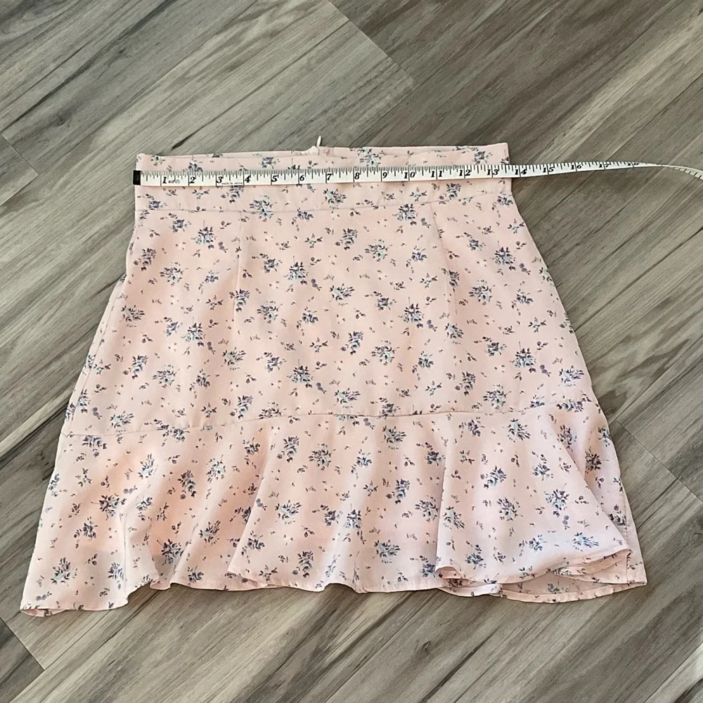 Altar'd State Floral A-Line Skirt in Pink Size Small - Picture 3 of 9